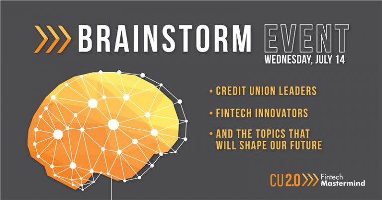 Credit union fintech mastermind brainstorm event on july 14 2021