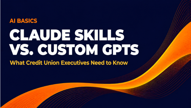 AI Basics banner: Claude Skills vs. Custom GPTs