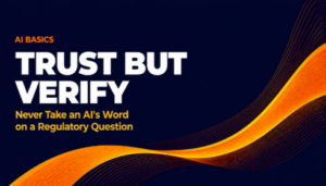 AI Basics banner: Trust But Verify