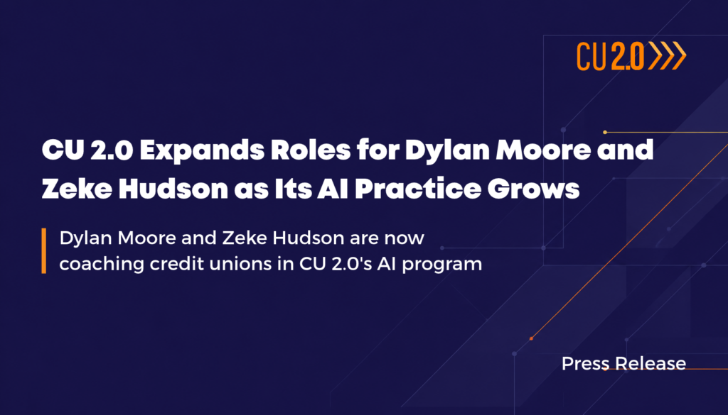 cu 2.0 announces ai coaches for credit unions